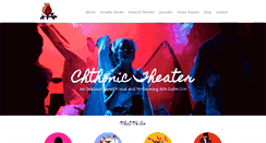 Desktop Screenshot of chthonictheater.com